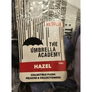 The Umbrella Academy Hazel 8 inch Collectible Plush Stuffed Doll NIP NETFLIX